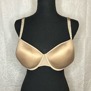 THIRDLOVE 24/7 tan Classic T-shirt lightly padded bra. Underwire. Size 38 B 1/2